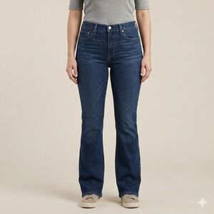 Levi's 725 High Rise Bootcut Jeans 32x34 Dark Wash Indigo